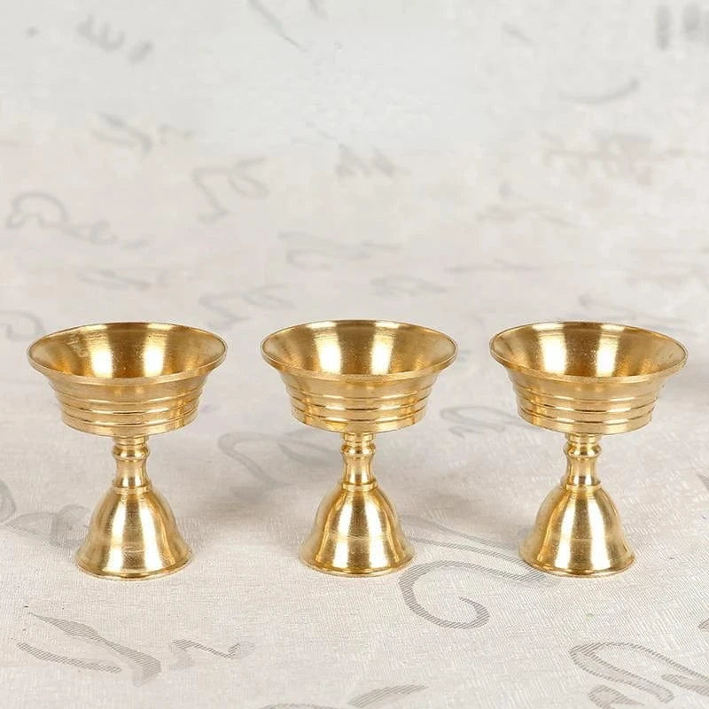 Bougeoir or | Accessoire décoratif brillant et sophistiqué