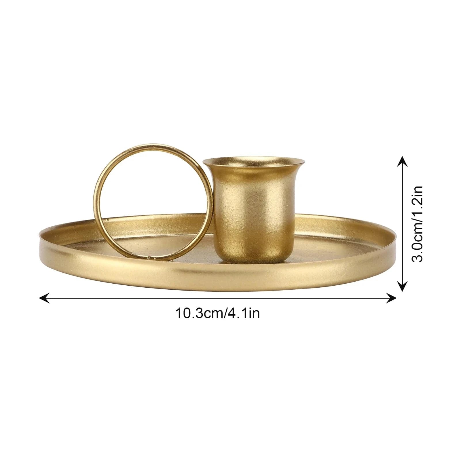 Bougeoir original | Décoration unique et créative pour votre intérieur Or