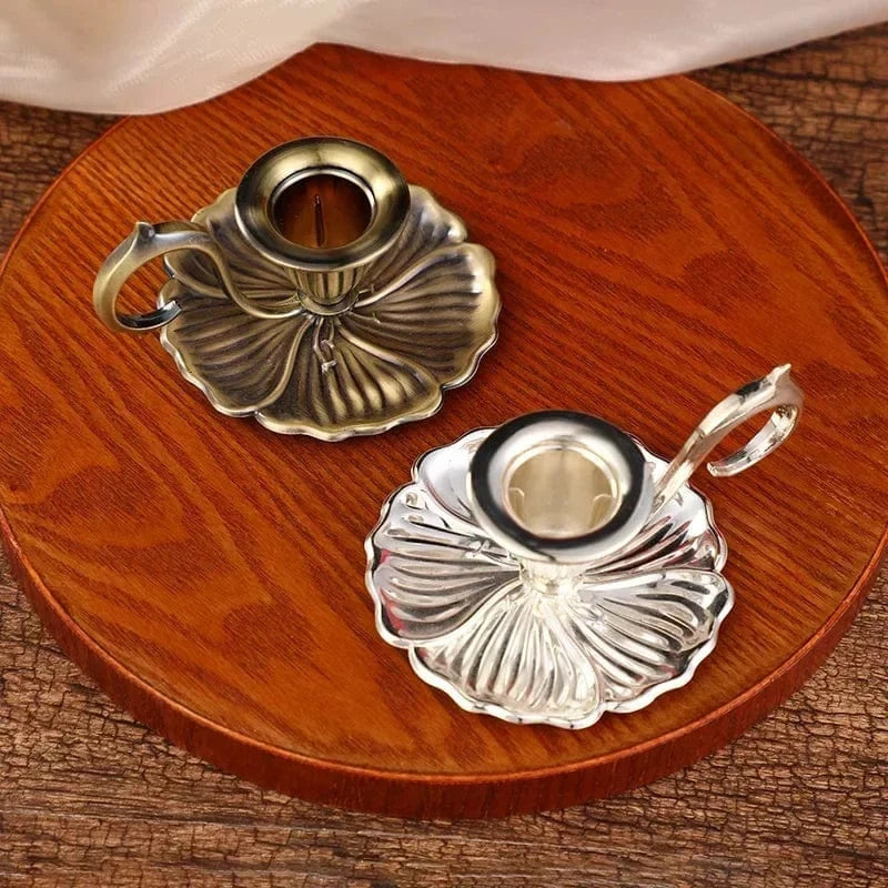 Bougeoir sur pieds | Accessoire classique pour illuminer vos tables