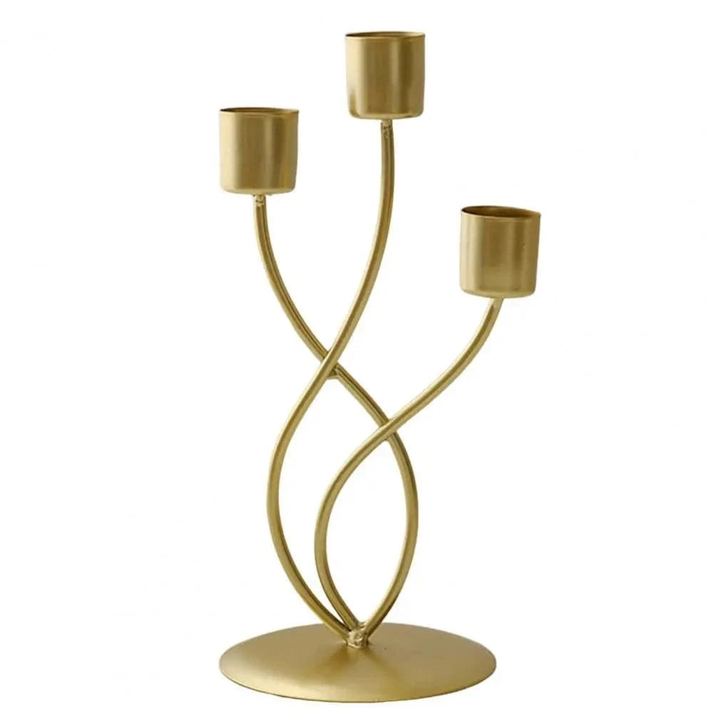 Chandelier bougie | Accessoire décoratif chic et intemporel Doré C