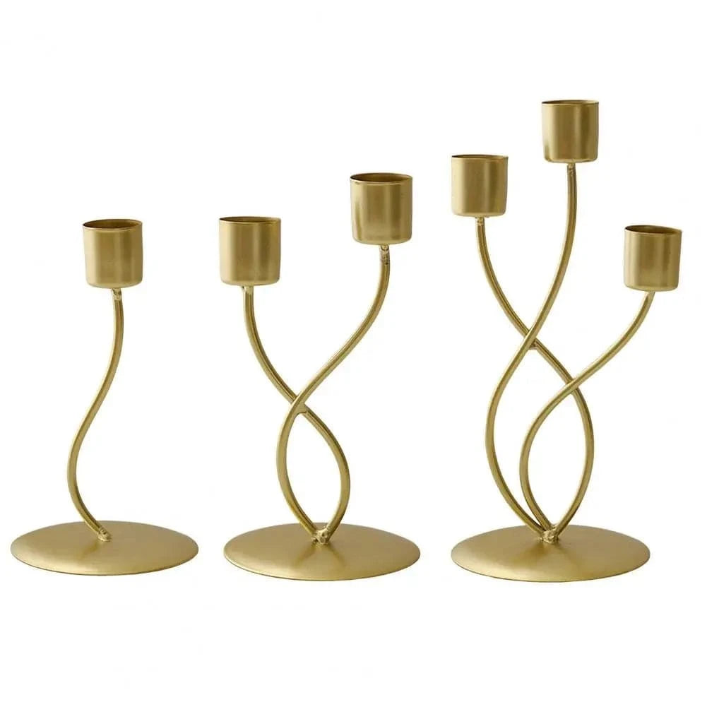 Chandelier bougie | Accessoire décoratif chic et intemporel Doré Set Complet