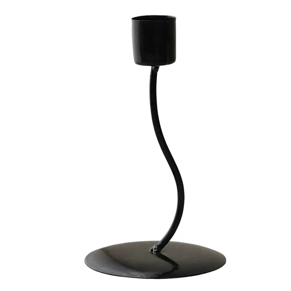 Chandelier bougie | Accessoire décoratif chic et intemporel Noir A