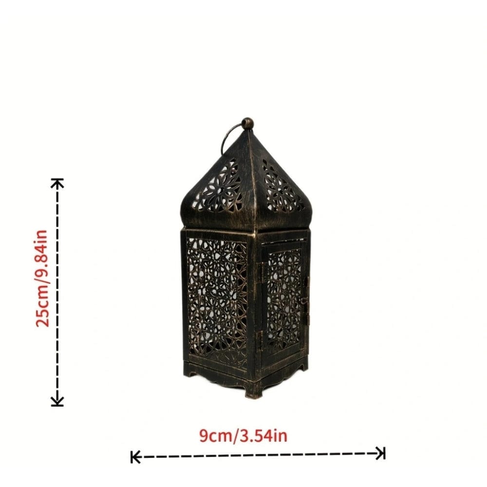 Lanterne à bougie | Décoration élégante pour intérieur et jardin 25x9 cm