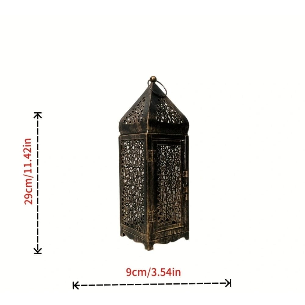 Lanterne à bougie | Décoration élégante pour intérieur et jardin 29x9 cm