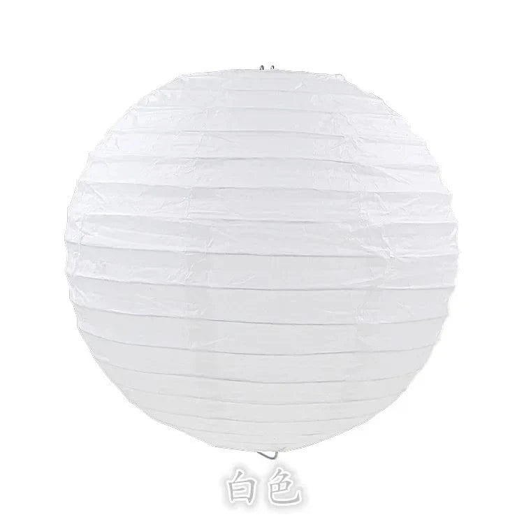 Lanterne chinoise | Ambiance festive et colorée pour vos événements Blanc / 15 cm