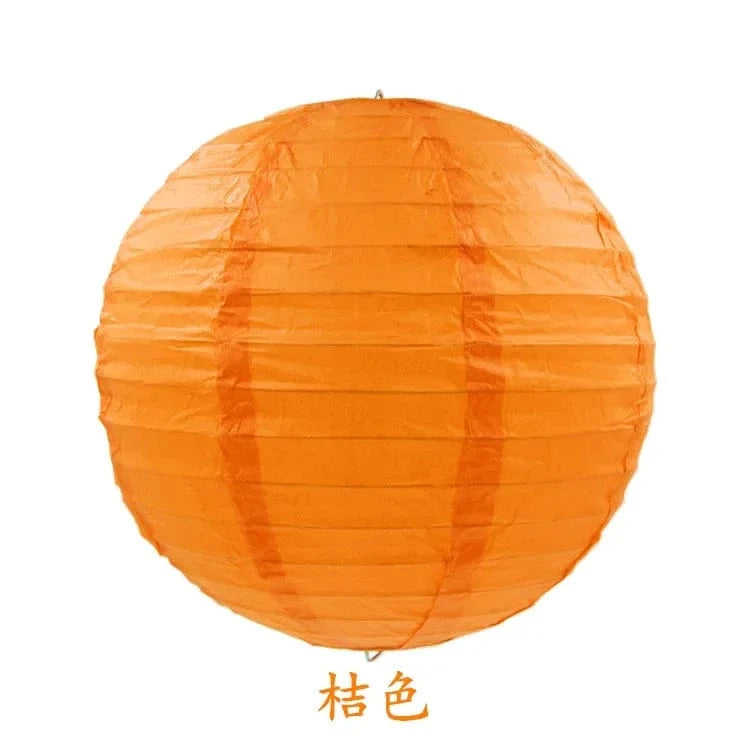 Lanterne chinoise | Ambiance festive et colorée pour vos événements Orange / 15 cm