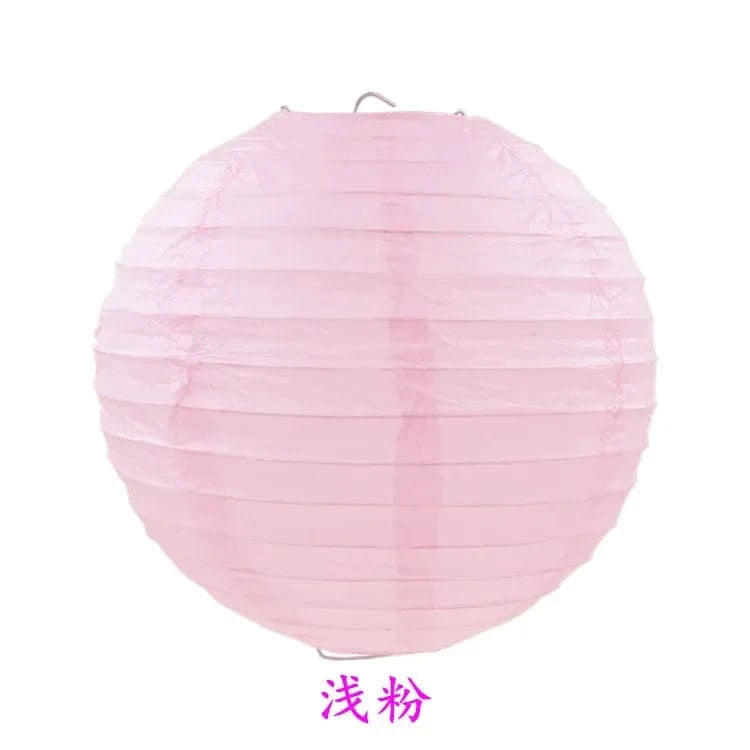 Lanterne chinoise | Ambiance festive et colorée pour vos événements Rose clair / 15 cm