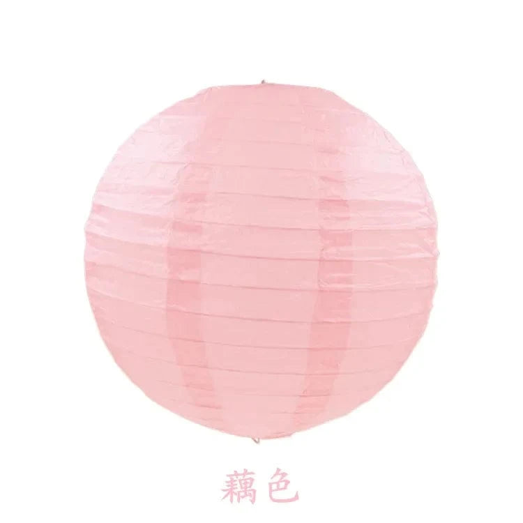 Lanterne chinoise | Ambiance festive et colorée pour vos événements Rose pâle / 15 cm