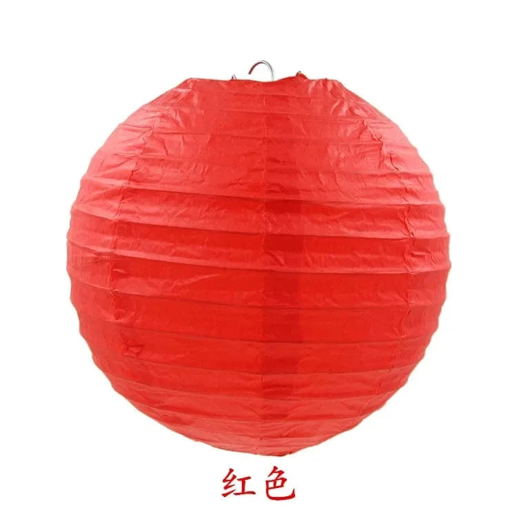 Lanterne chinoise | Ambiance festive et colorée pour vos événements Rouge / 15 cm