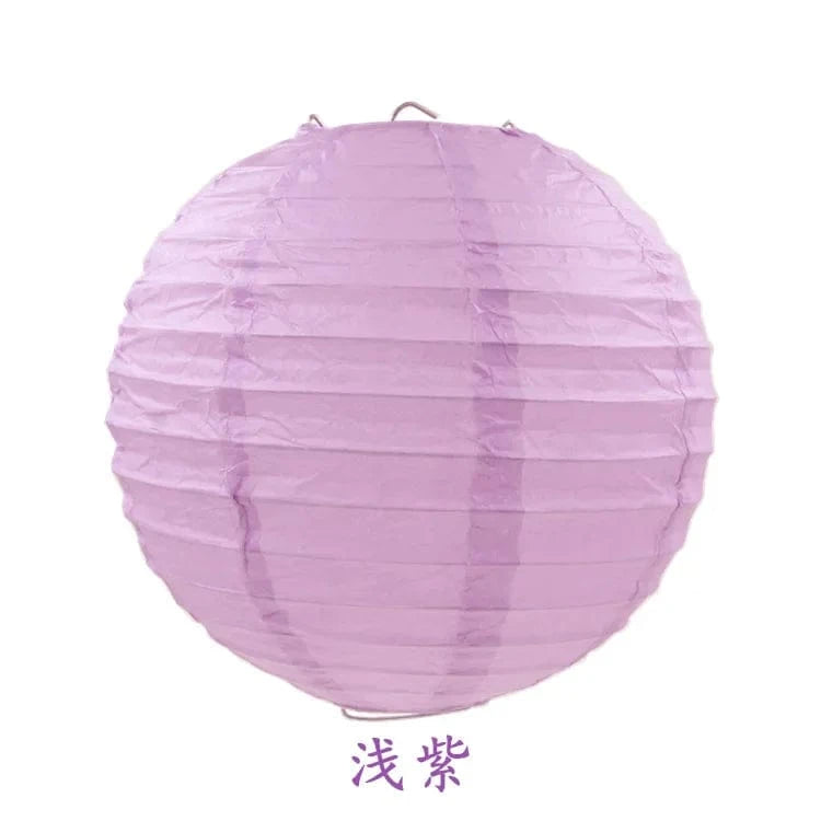 Lanterne chinoise | Ambiance festive et colorée pour vos événements Violet clair / 15 cm