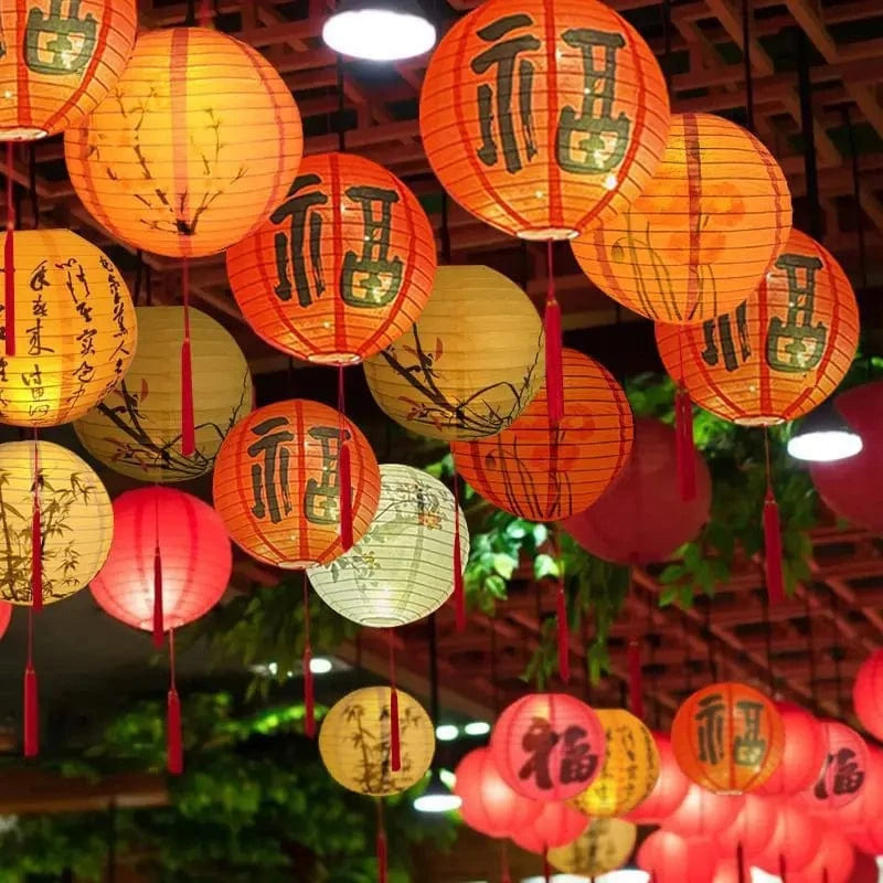 Lanterne chinoise papier | Décoration traditionnelle et élégante