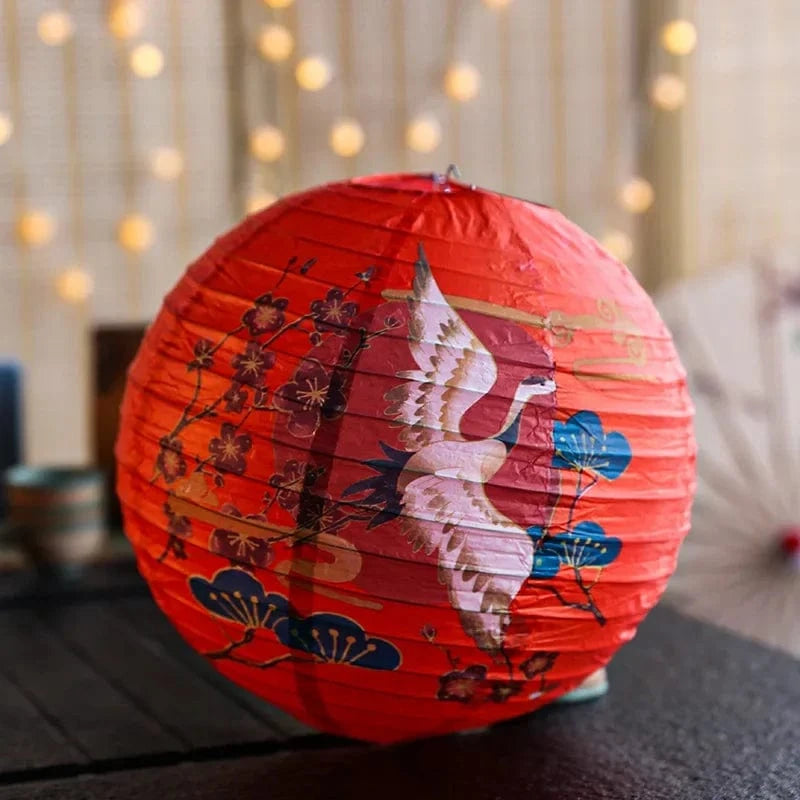 Lanterne chinoise papier | Décoration traditionnelle et élégante 17 / 30cm