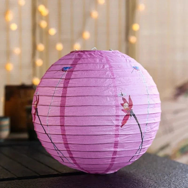 Lanterne chinoise papier | Décoration traditionnelle et élégante 8 / 30cm