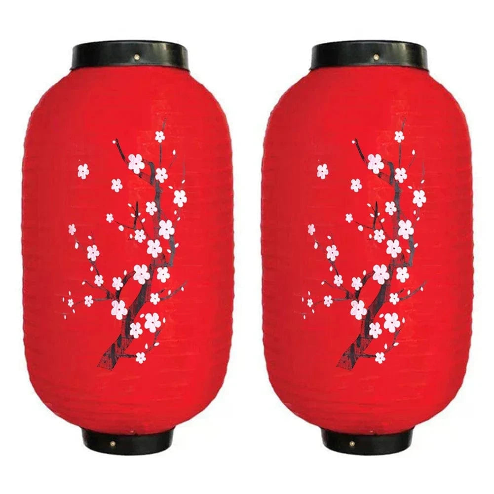 Lanterne japonaise jardin | Ambiance authentique et raffinée Rouge A