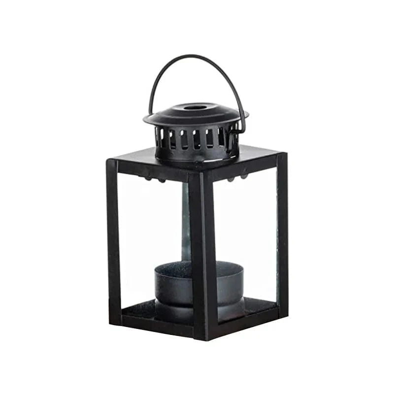 Lanterne pour bougie | Ambiance douce et chaleureuse Noir
