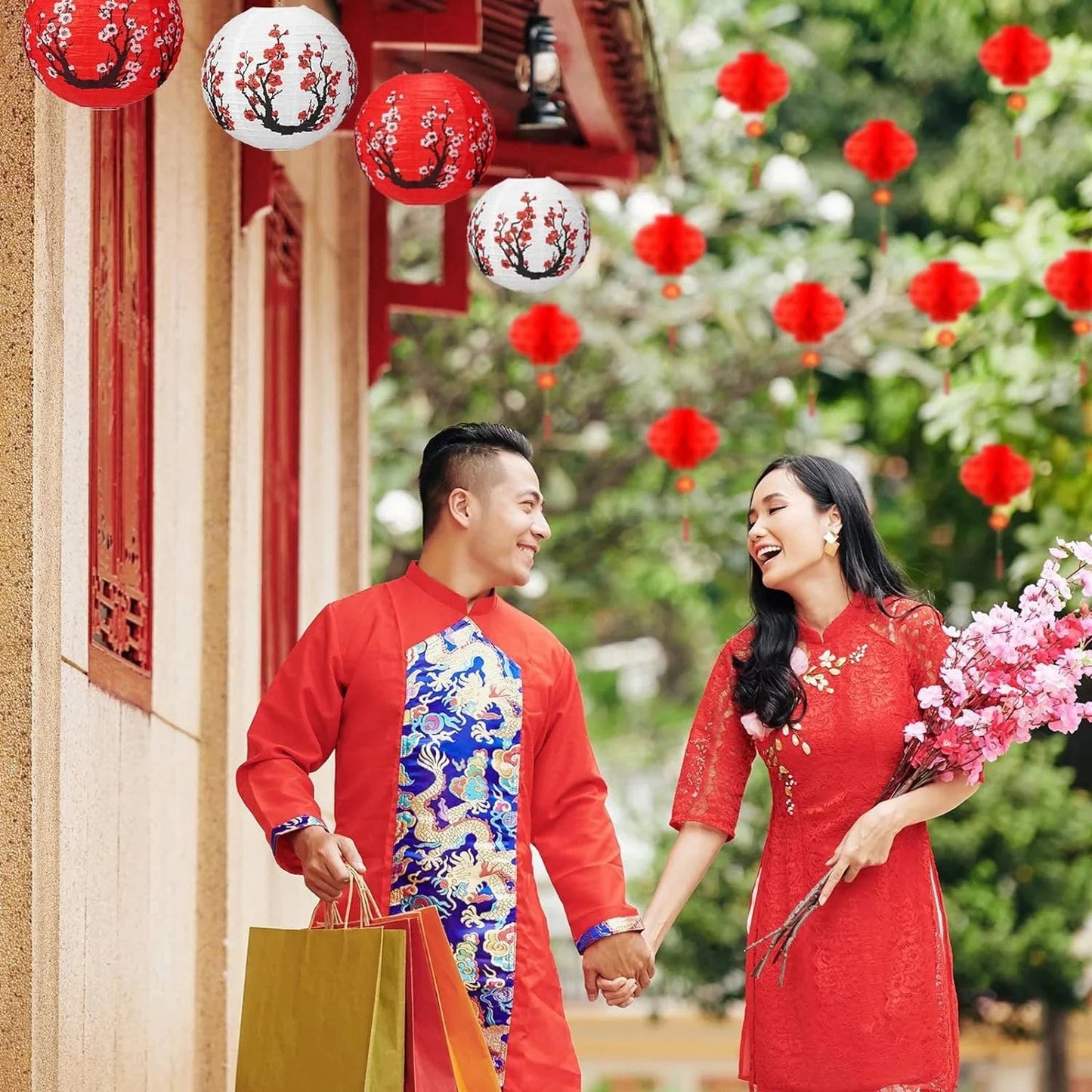 Lanterne rouge | Décoration traditionnelle chinoise