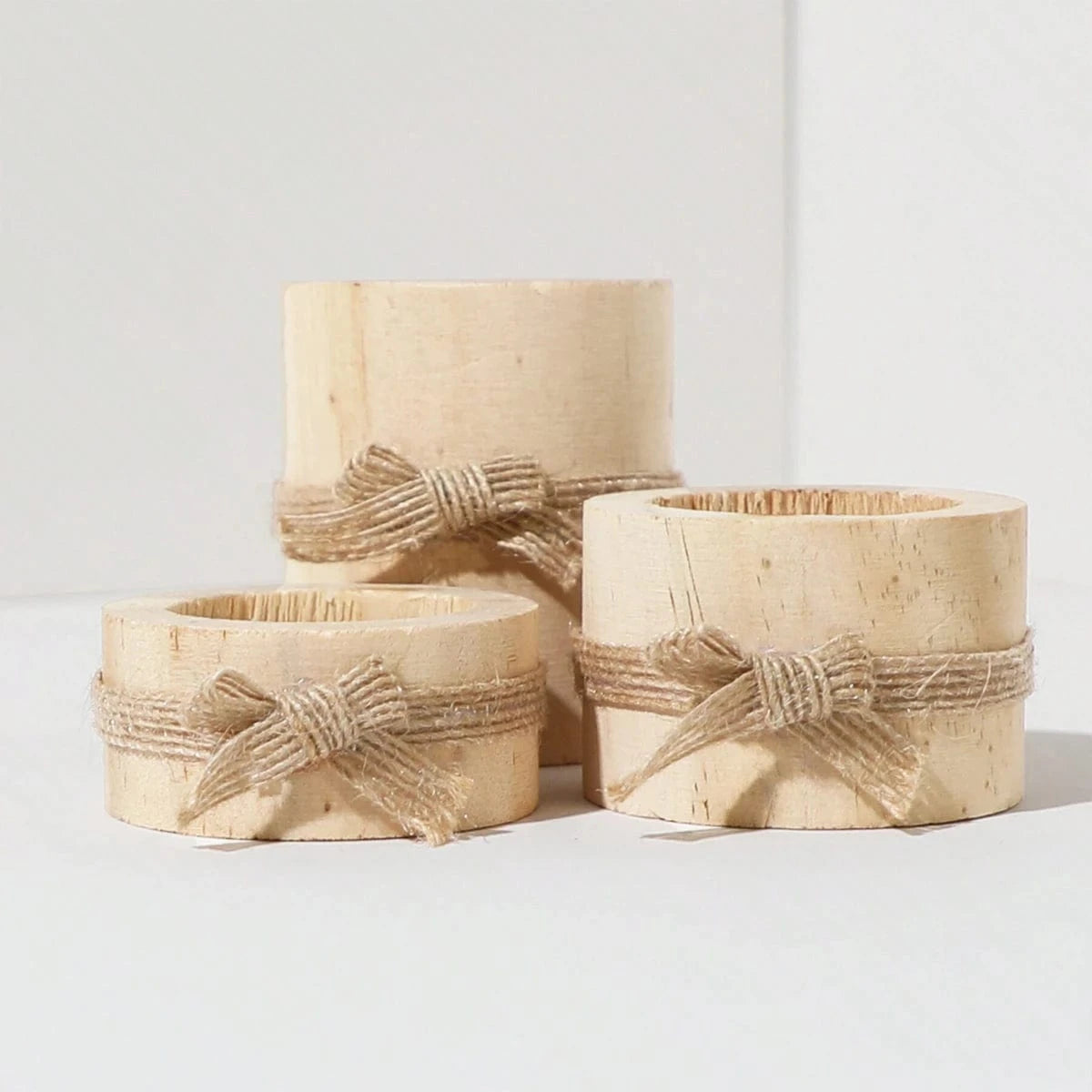 Photophore en bois | Ambiance rustique pour votre intérieur