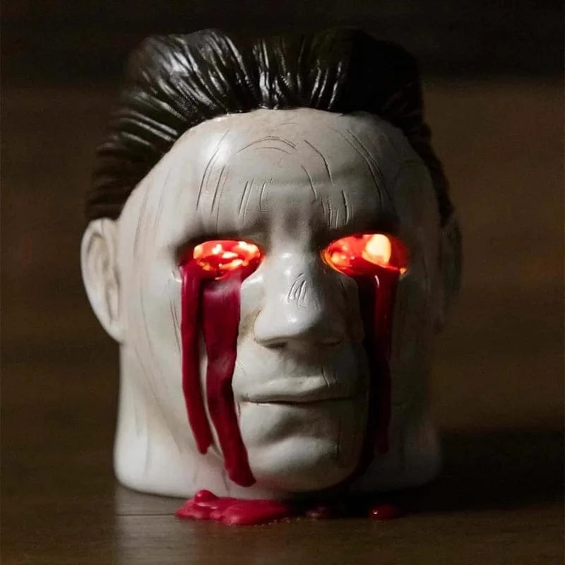 Photophore Halloween tête | Décoration effrayante et originale Mike